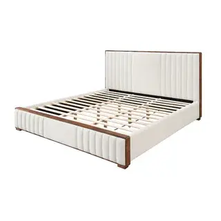 Beige Kaleea Eastern King Bed, official ACME view 2