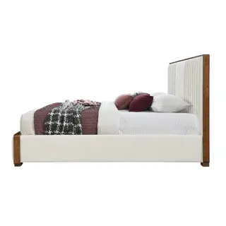 Beige Kaleea Eastern King Bed, official ACME view 4