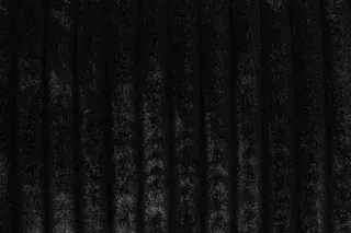 Poundex F8353 black jumbo corduroy sectional, black jumbo-corduroy upholstery detail.