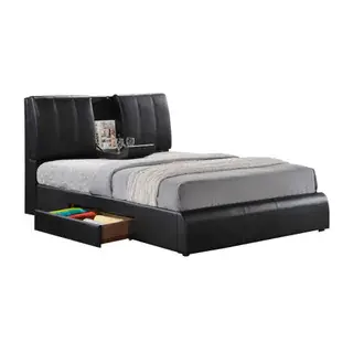 Black Kofi Eastern King Storage Bed, official ACME view 2