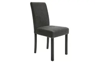 Charcoal Five-Piece Faux-Marble Dining Set, official Poundex view 5 of the F2628 configuration
