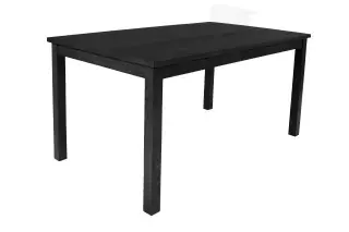 Charcoal Six-Piece Dining Set with Bench, official Poundex view 4 of the F2637 configuration