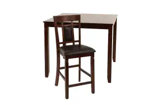Five-Piece Counter-Height Dining Set, official Poundex view 3 of the F2252 configuration