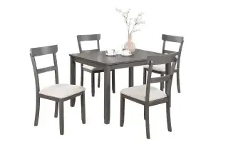 Five-Piece Dining Set, official Poundex view 2 of the F2621 configuration