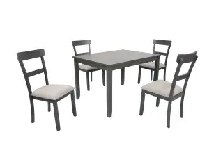 Five-Piece Dining Set, official Poundex view 4 of the F2621 configuration