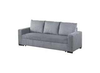 Fog Corduroy Convertible Sleeper Sofa, official Poundex view 3
