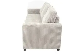Ivory Corduroy Convertible Sleeper Sofa, official Poundex view 5