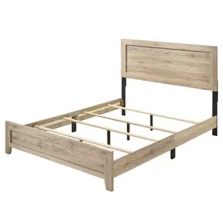 Natural Miquell Eastern King Bed, official ACME view 2