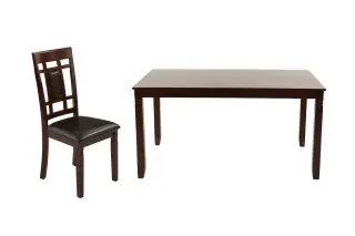 Seven-Piece Dining Set, official Poundex view 2 of the approved F2294 configuration