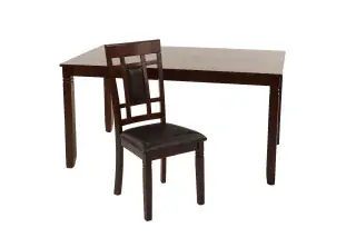 Seven-Piece Dining Set, official Poundex view 3 of the approved F2294 configuration