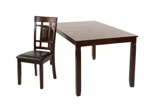 Seven-Piece Dining Set, official Poundex view 4 of the approved F2294 configuration