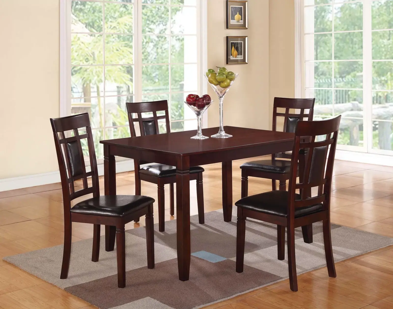 Five-Piece Dining Set F2232, official Poundex view 1